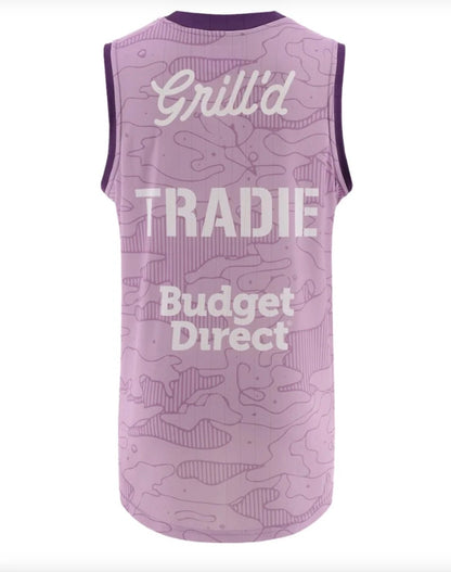 MELBOURNE STORM 2026 TRAINING SINGLET LILAC