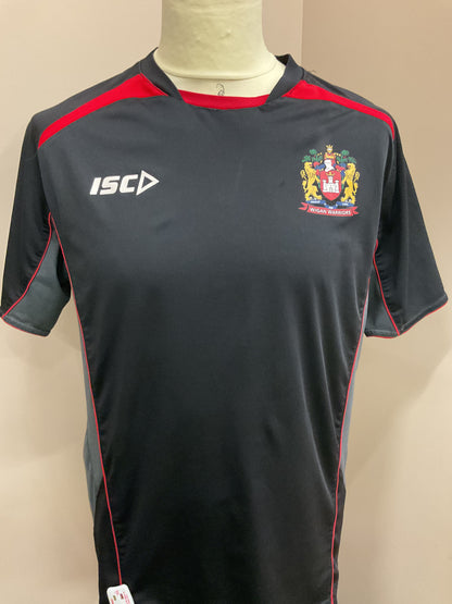 WIGAN WARRIORS GREY AND WHITE TRAINING TEE