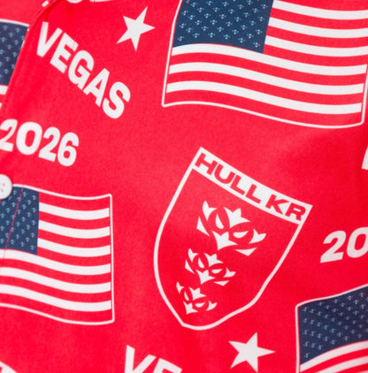 KR LAS VEGAS HAWAIIAN RED SHIRT