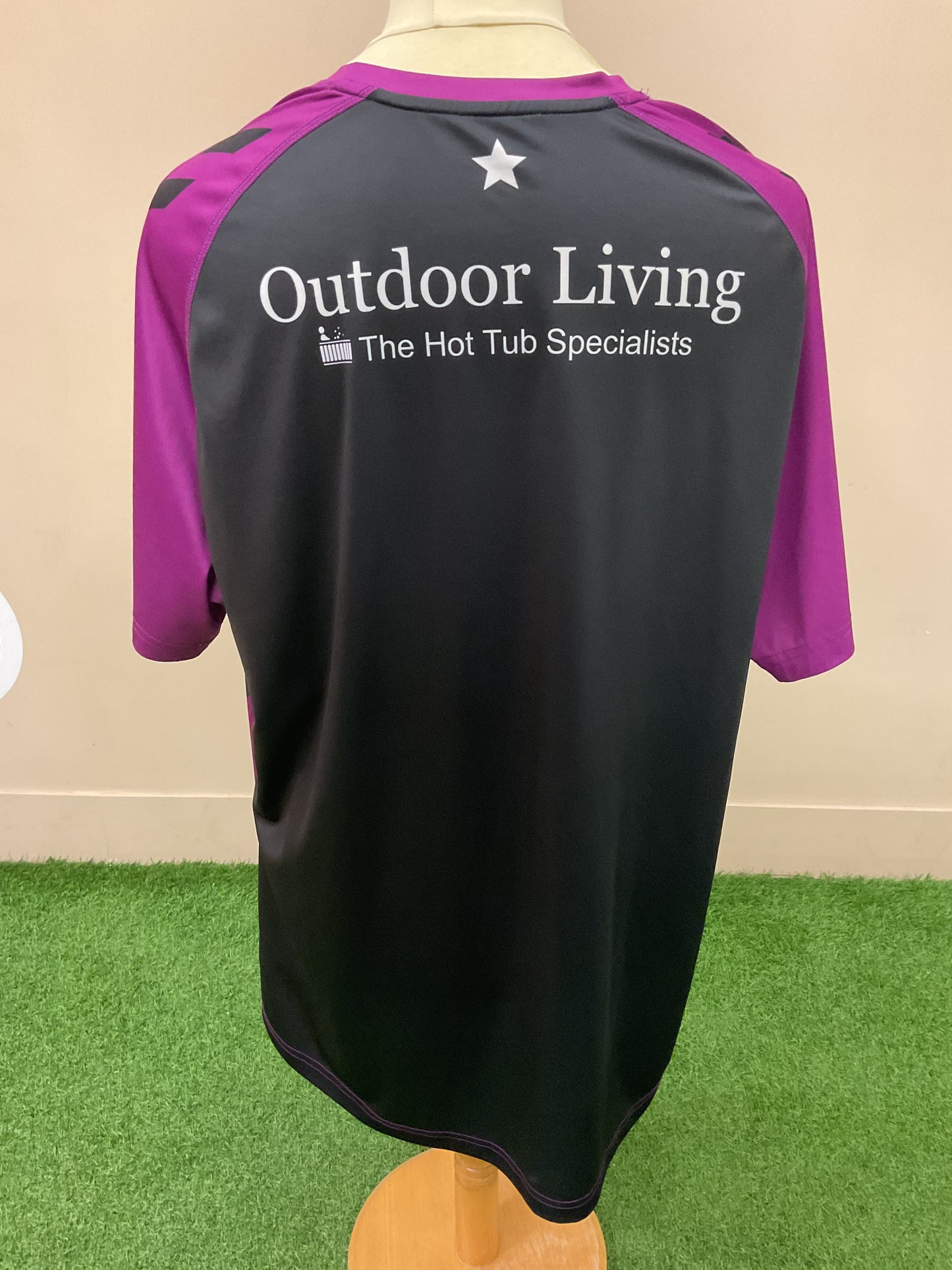 HULL FC PURPLE, WHITE AND BLACK TRAINING TEE