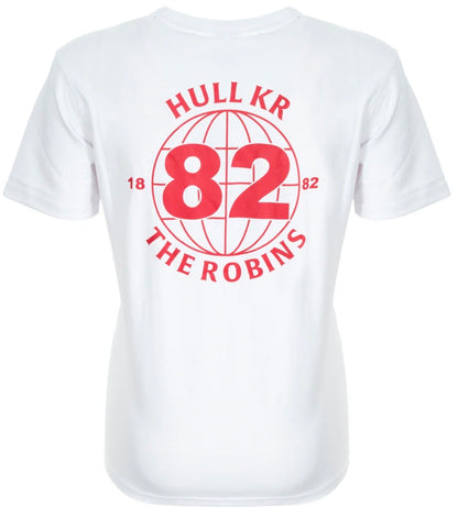 WHITE ROBINS PRINT TEE