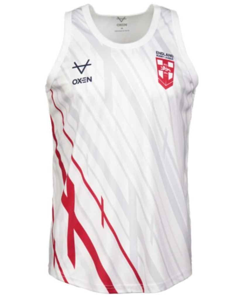 ERL 2026 Warm Up Singlet White
