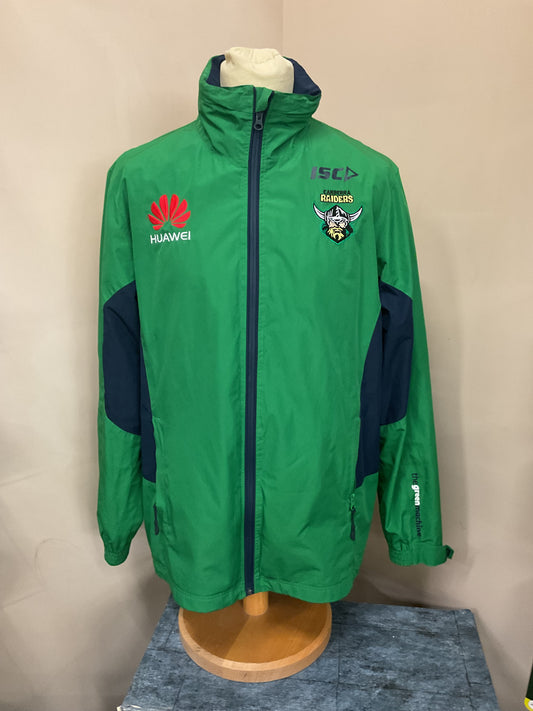 CANBERRA RAIDERS WINDBREAKER JACKET - SIZE - L