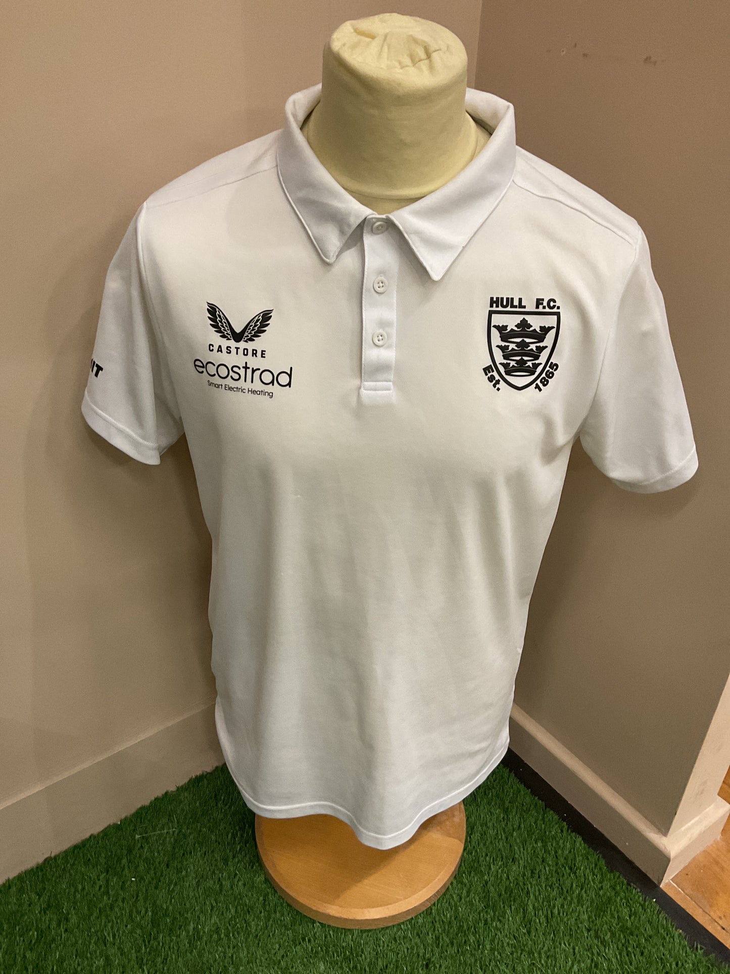 HULL FC WHITE POLO SHIRT