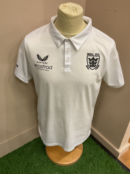 HULL FC WHITE POLO SHIRT