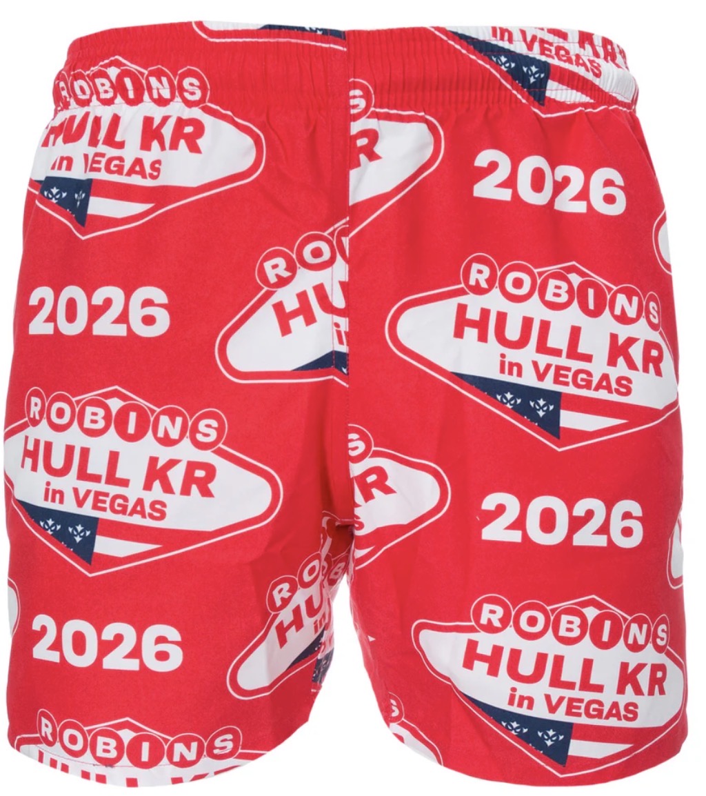 KR VEGAS RED SWIMSHORTS