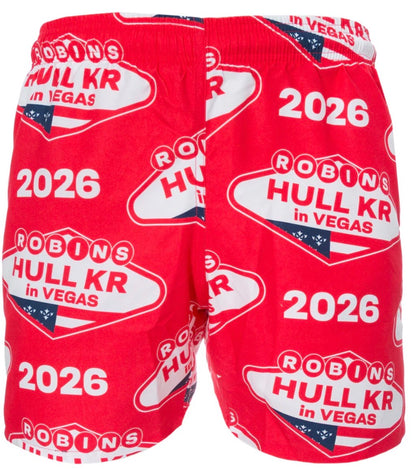 KR VEGAS RED SWIMSHORTS