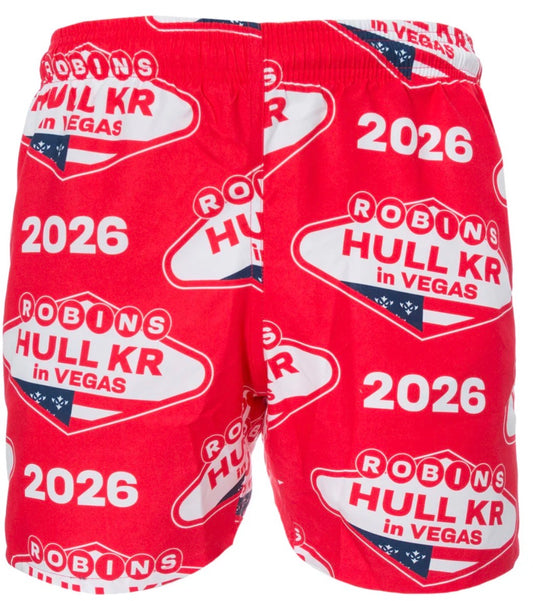 KR VEGAS RED SWIMSHORTS