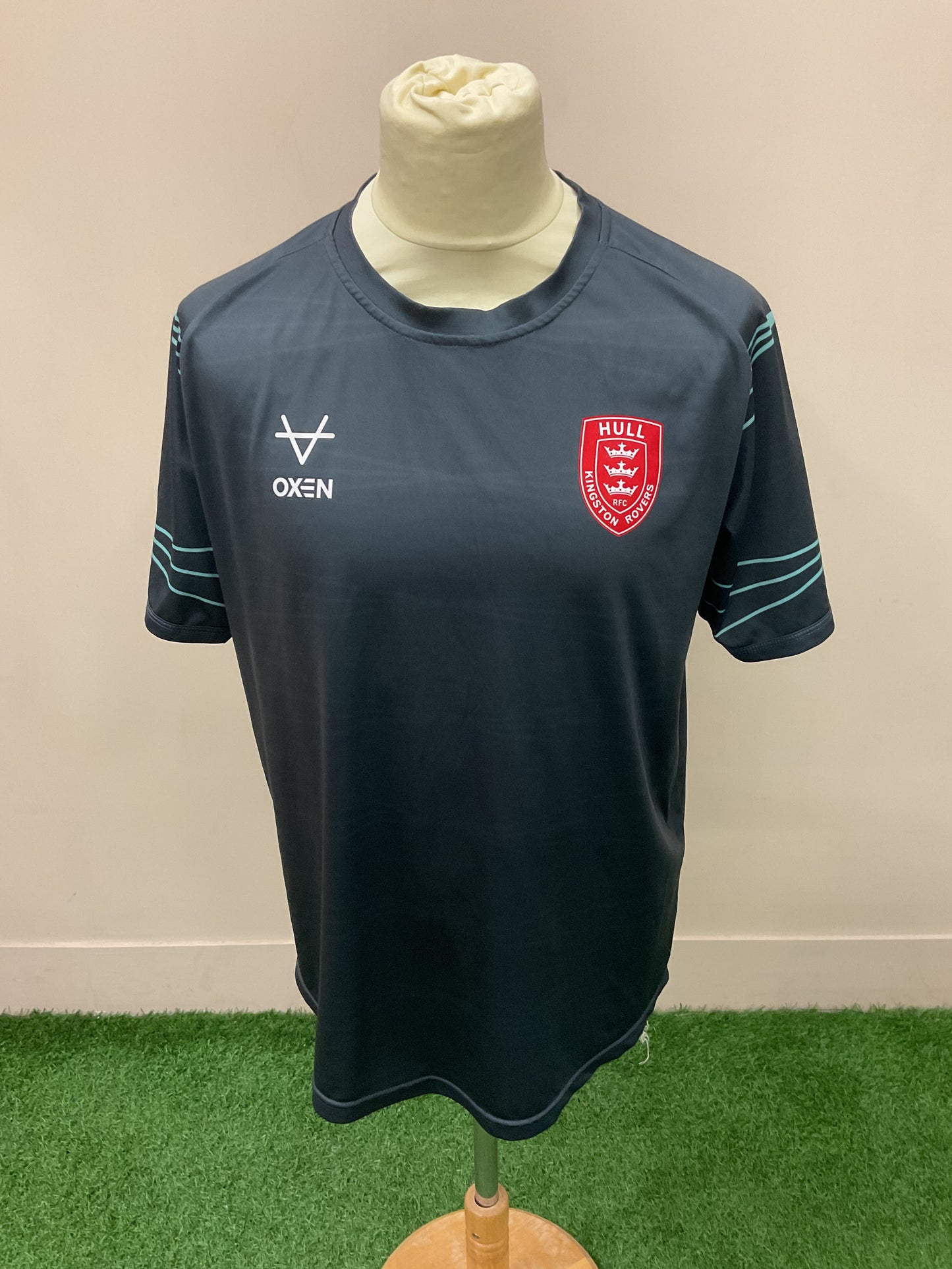 HULL KR 2021 AWAY RANGE CHARCOAL TEE