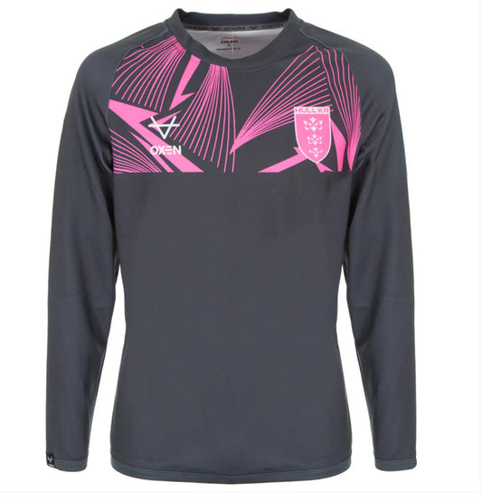 HULL KR 2024 CHARCOAL/PINK SWEATSHIRT