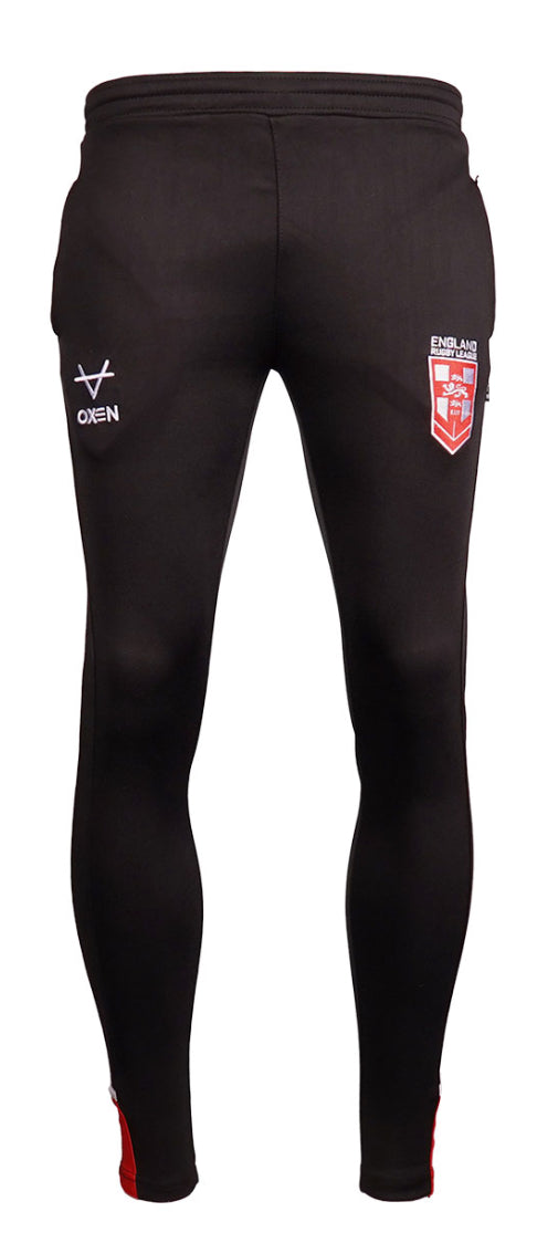 OXEN ENGLAND RUGBY LEAGUE BLACK TRAINING PANTS