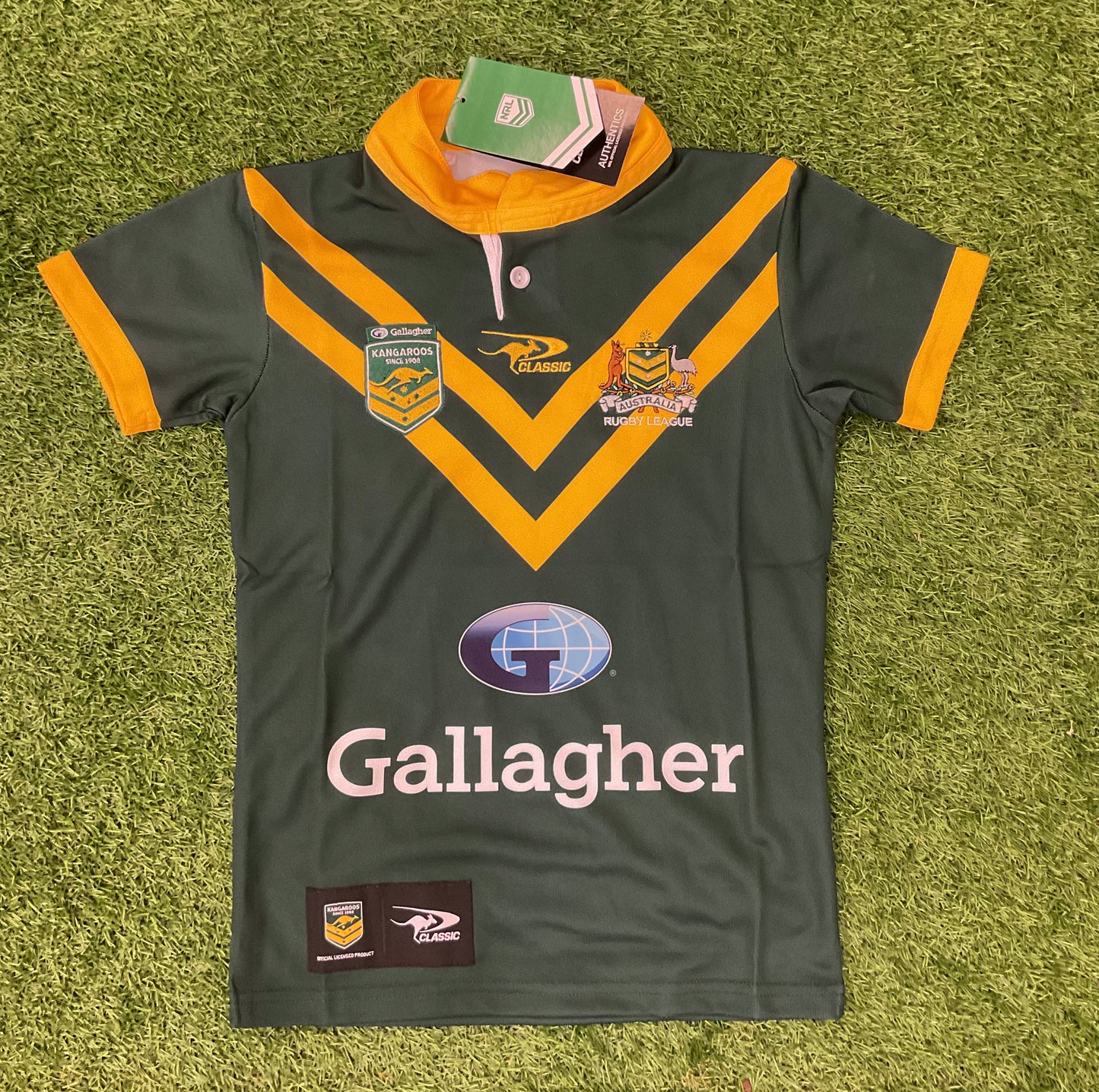 KANGAROOS JERSEY HOME GREEN