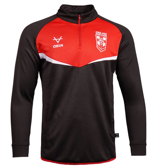 OXEN ENGLAND RUGBY LEAGUE BLACK MIDLAYER