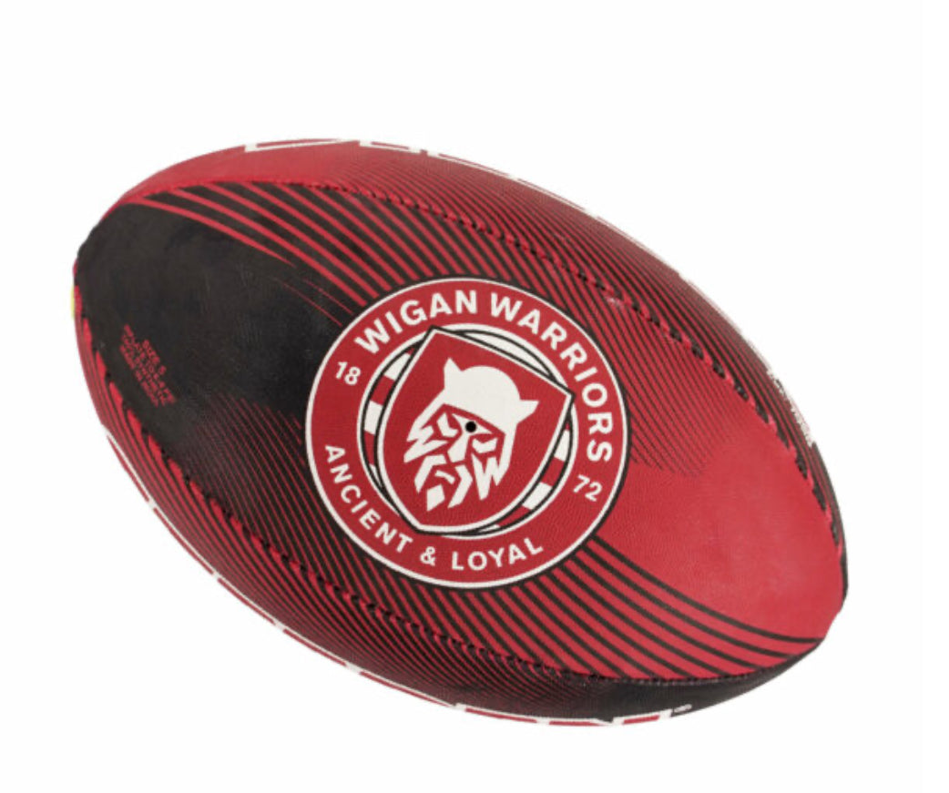 STEEDEN BALL WIGAN WARRIORS SWIRL SIZE 5