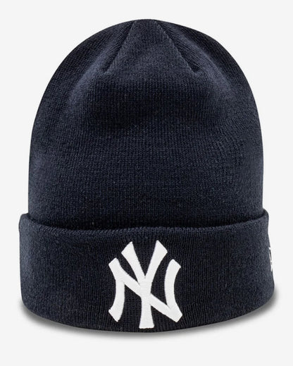 NEW ERA WHITE LOGO BEANIE