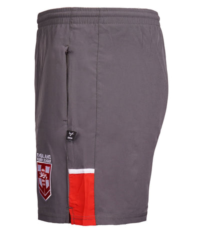 OXEN ENGLAND RUGBY LEAGUE CHARCOAL SHORTS