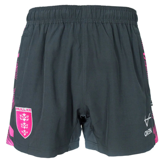 HULL KR 2024 CHARCOAL/PINK SHORTS