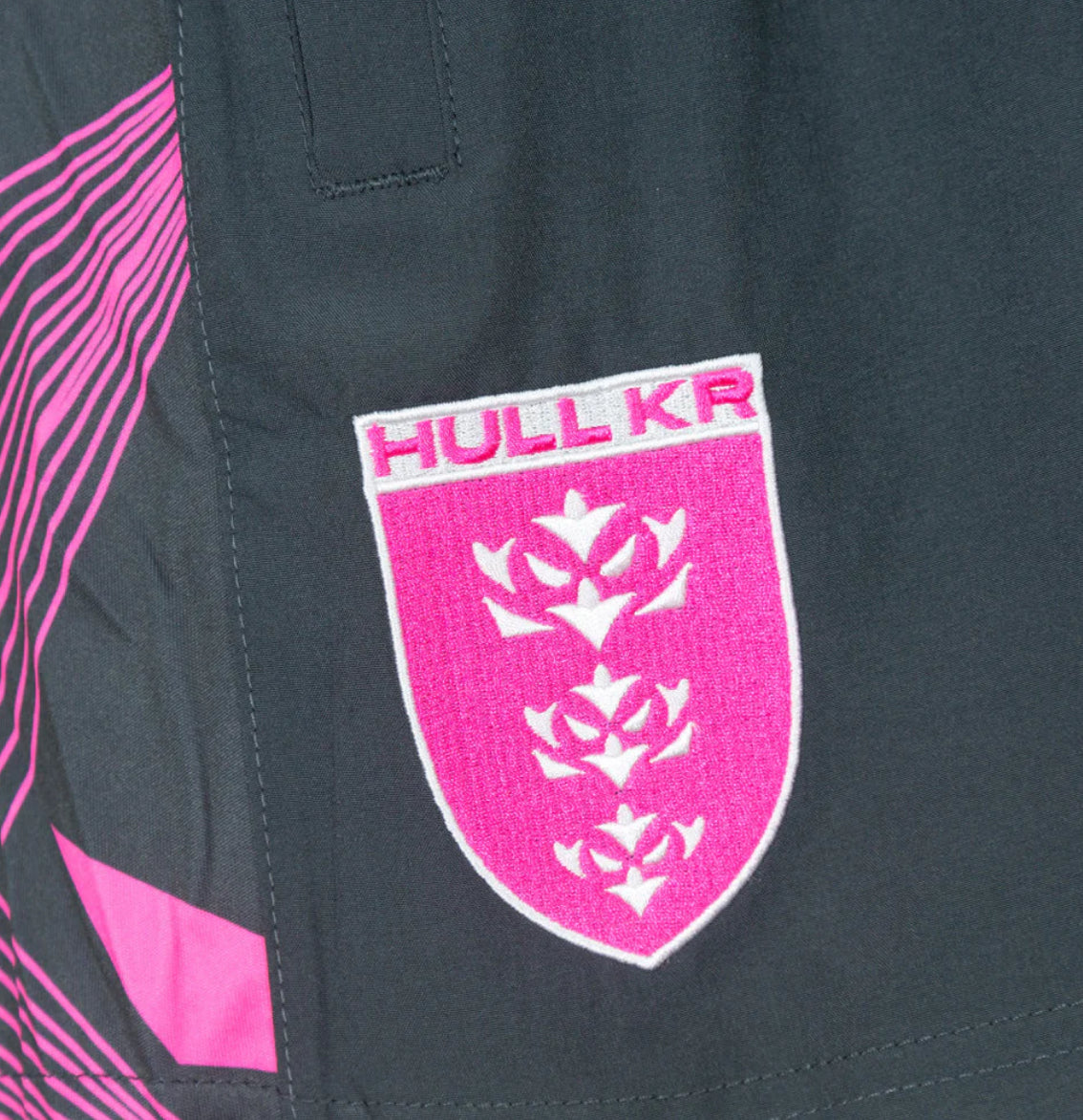 HULL KR 2024 CHARCOAL/PINK SHORTS