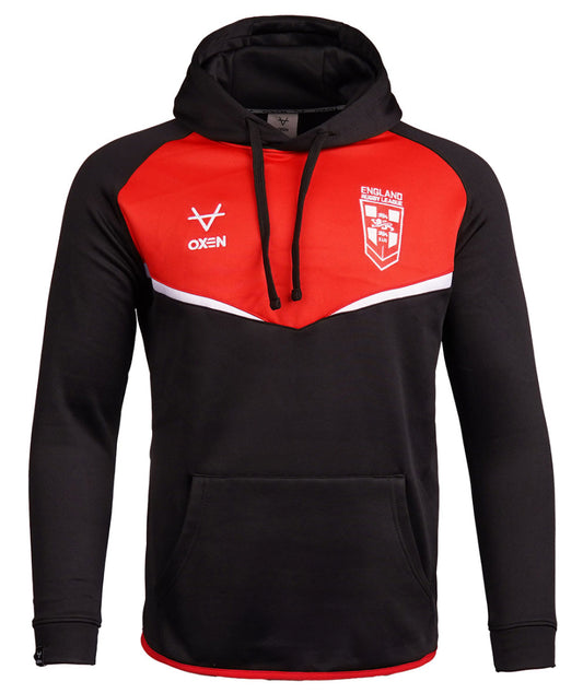 OXEN ENGLAND RUGBY LEAGUE BLACK OH HOODY