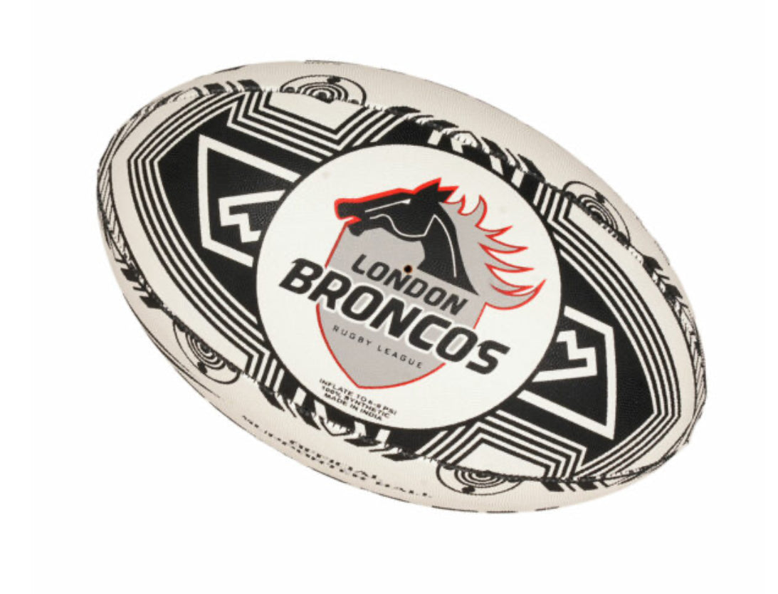 STEEDEN BALL LONDON BRONCOS TRIBAL SIZE 5