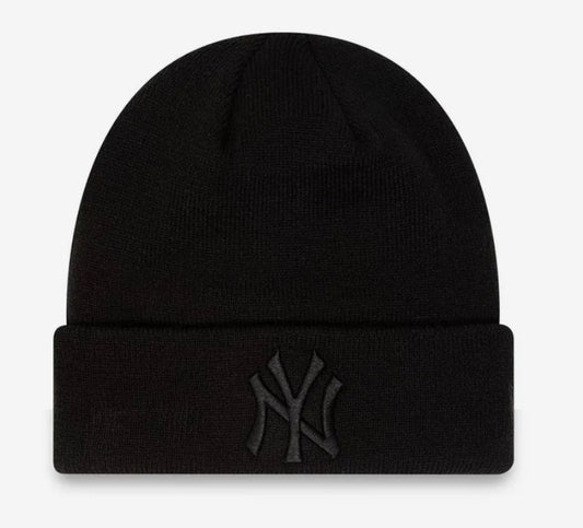 NEW ERA BLACK LOGO BEANIE