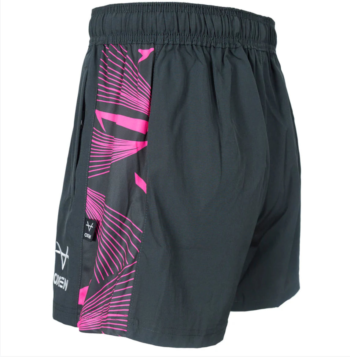 HULL KR 2024 CHARCOAL/PINK SHORTS