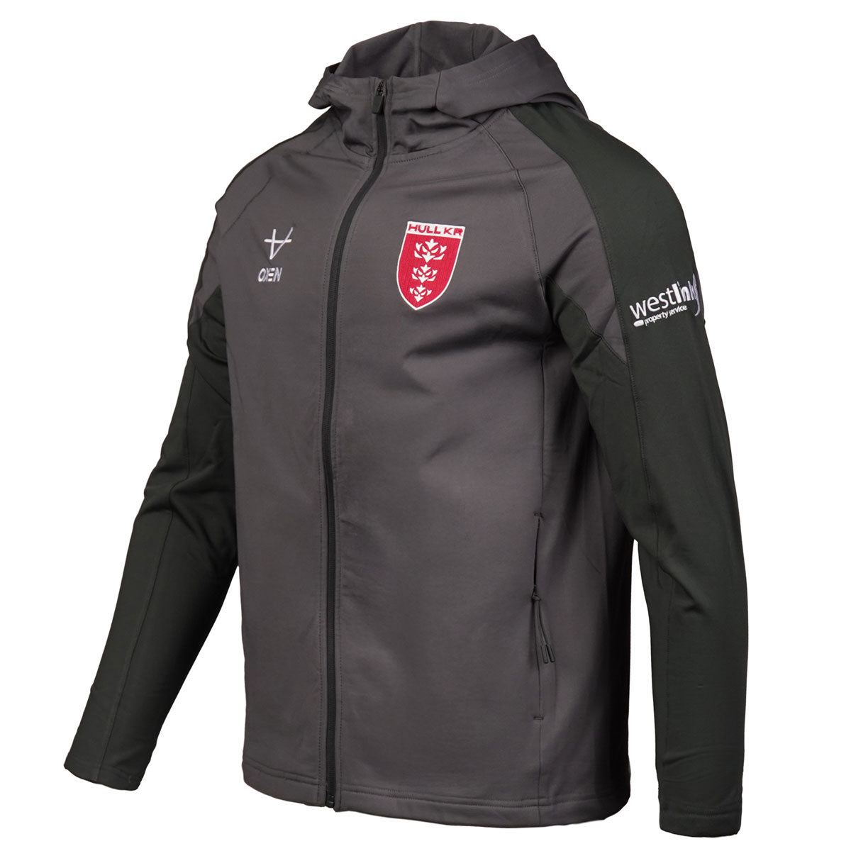 HULL KR 2027 CHARCOAL PLAYERS FZ HOODY JUNIOR