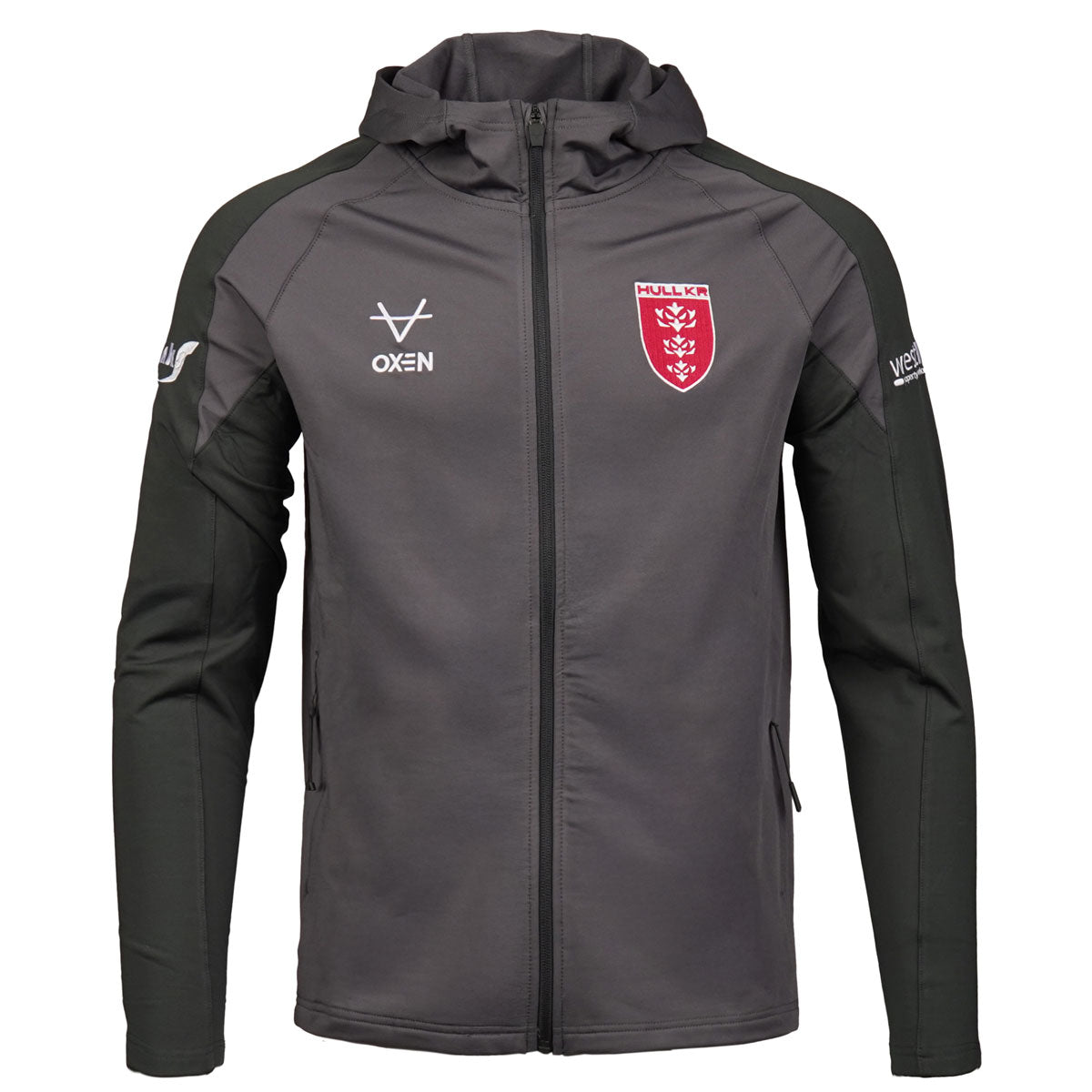 HULL KR 2027 CHARCOAL PLAYERS FZ HOODY JUNIOR