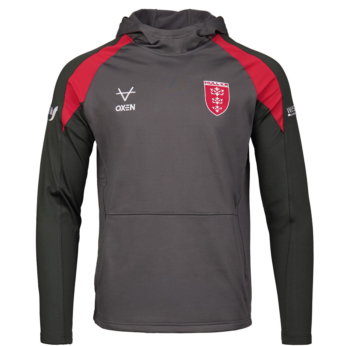 HULL KR 2027 CHARCOAL PLAYERS HOODY