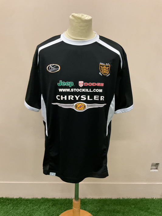 HULL FC BLACK AND WHITE CHRYSLER SIZE- L