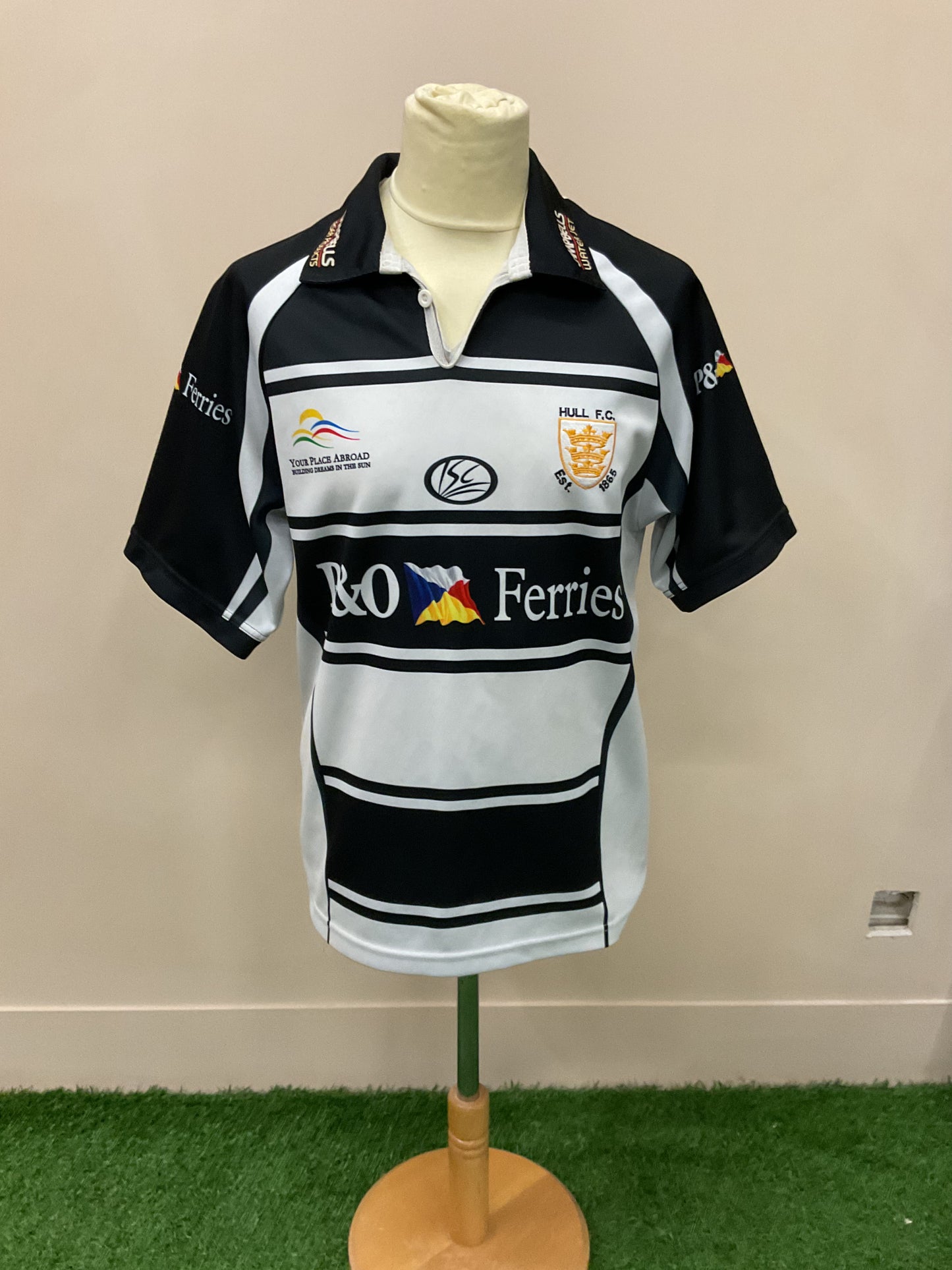 HULL FC 2007 HOME SHIRT HORNE SIZE -M