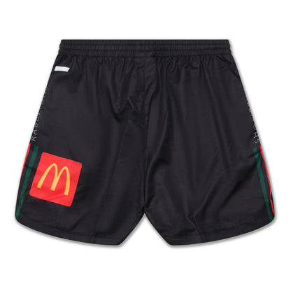SOUTH SYDNEY RABBITOHS BLACK TRAINING SHORTS