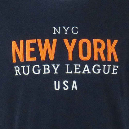 ELLIS RUGBY NAVY NEW YORK TEEq
