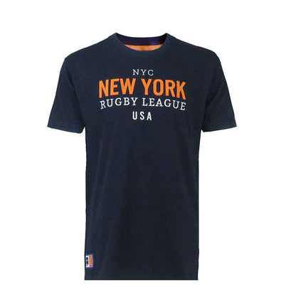 ELLIS RUGBY NAVY NEW YORK TEEq