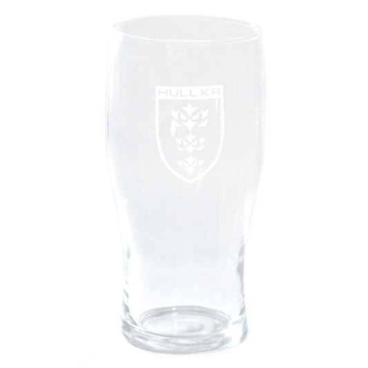 HULL KR PINT GLASS