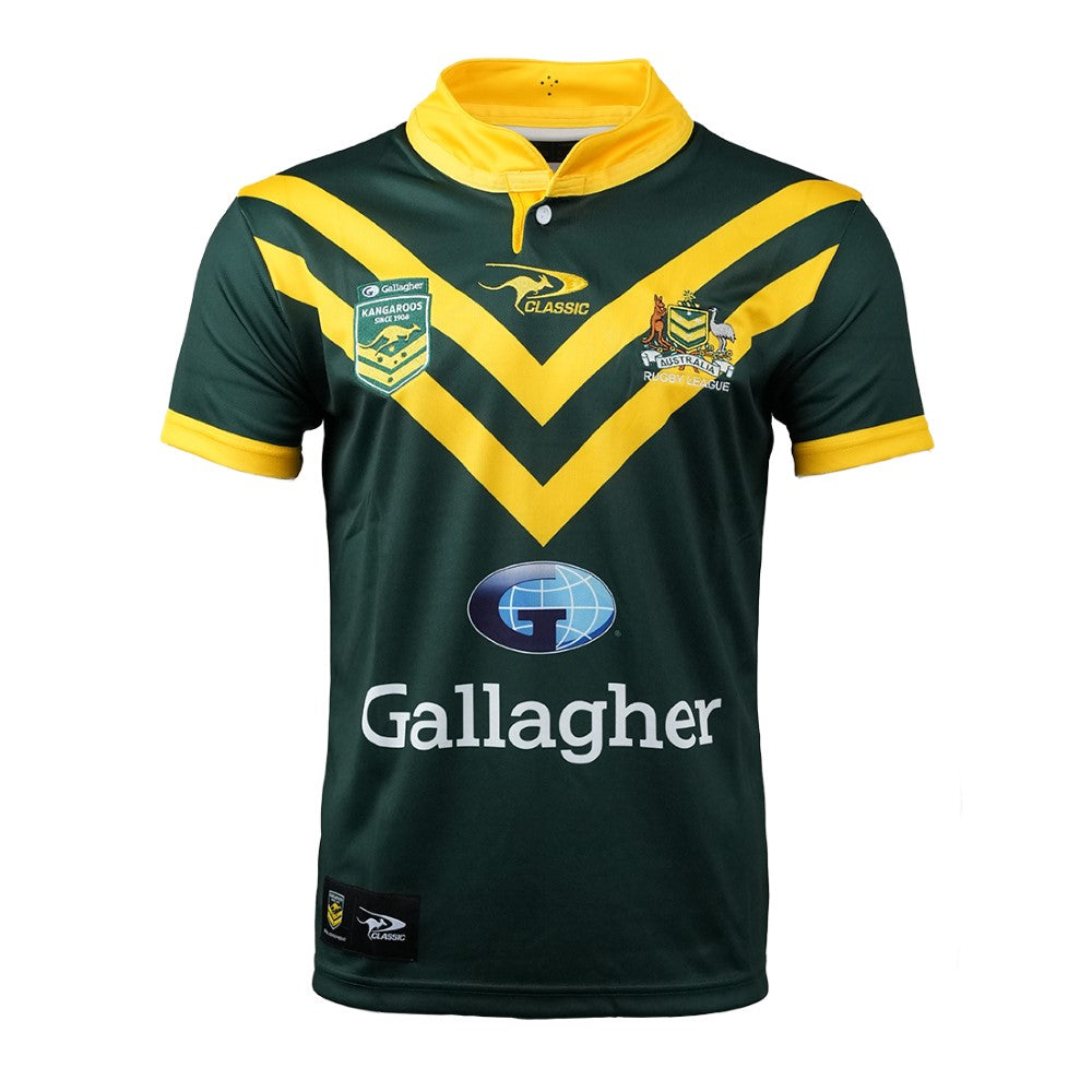 KANGAROOS YOUTH JERSEY HOME GREEN