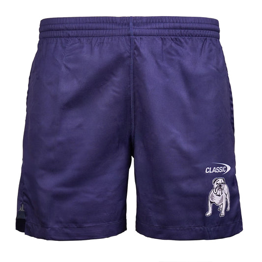 CANTERBURY BULLDOGS NAVY TRAINING SHORTS