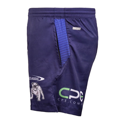 CANTERBURY BULLDOGS NAVY TRAINING SHORTS