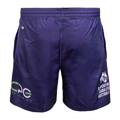 CANTERBURY BULLDOGS NAVY TRAINING SHORTS