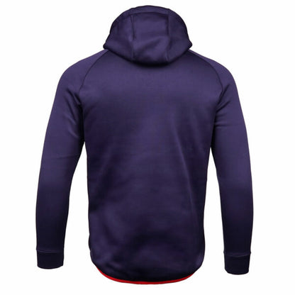 OXEN ENGLAND RUGBY LEAGUE NAVY FRONT ZIP HOODY
