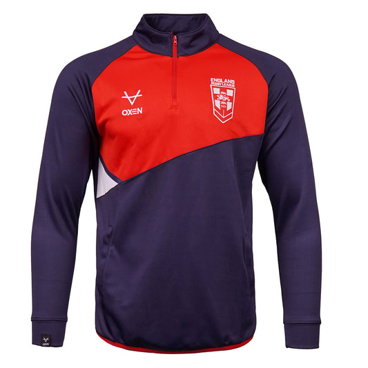 OXEN ENGLAND RUGBY LEAGUE NAVY MIDLAYER