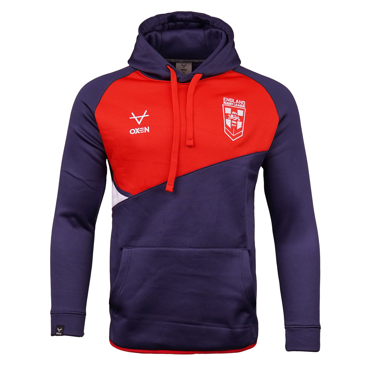 OXEN ENGLAND RUGBY LEAGUE NAVY OVERHEAD HOODY