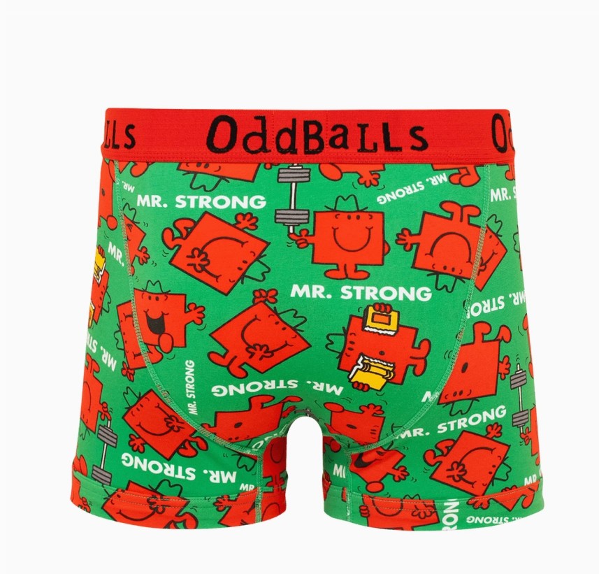ODDBALLS MR STRONG MENS BOXERS