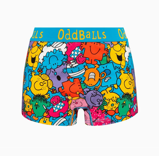 ODDBALLS LITTLE MISS/MR MEN LADIES BOXERS