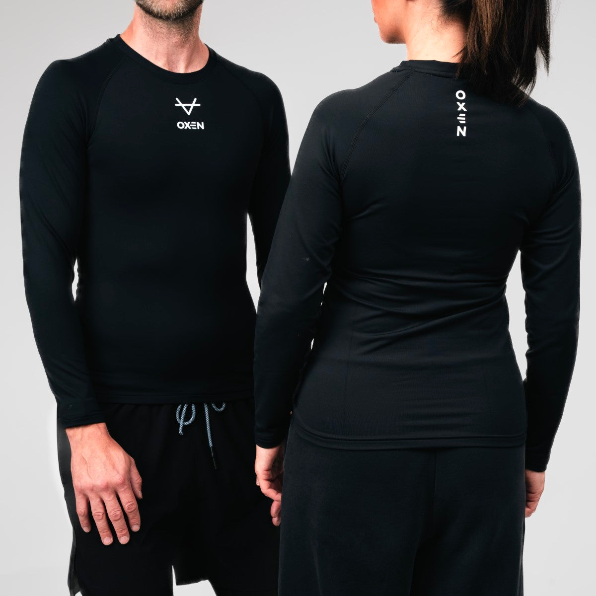 OXEN BLACK BASELAYER ADULTS