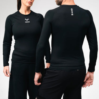OXEN BLACK BASELAYER JUNIORS