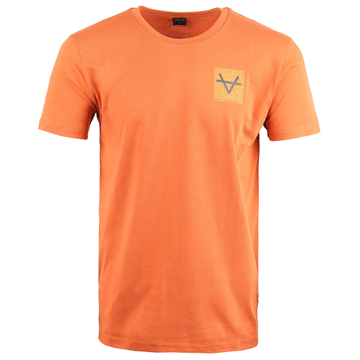 OXEN BURNT ORANGE COTTON TEE