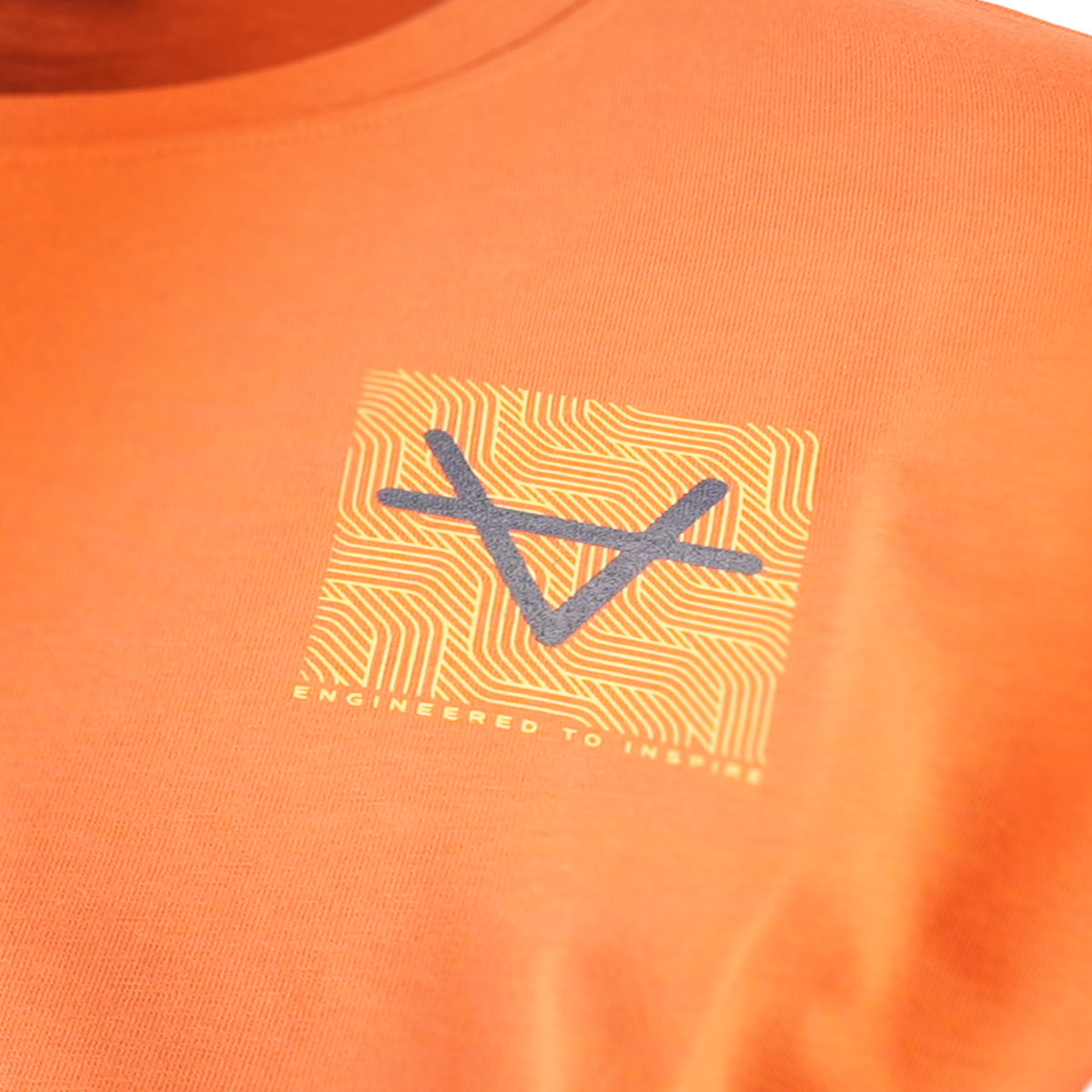 OXEN BURNT ORANGE COTTON TEE