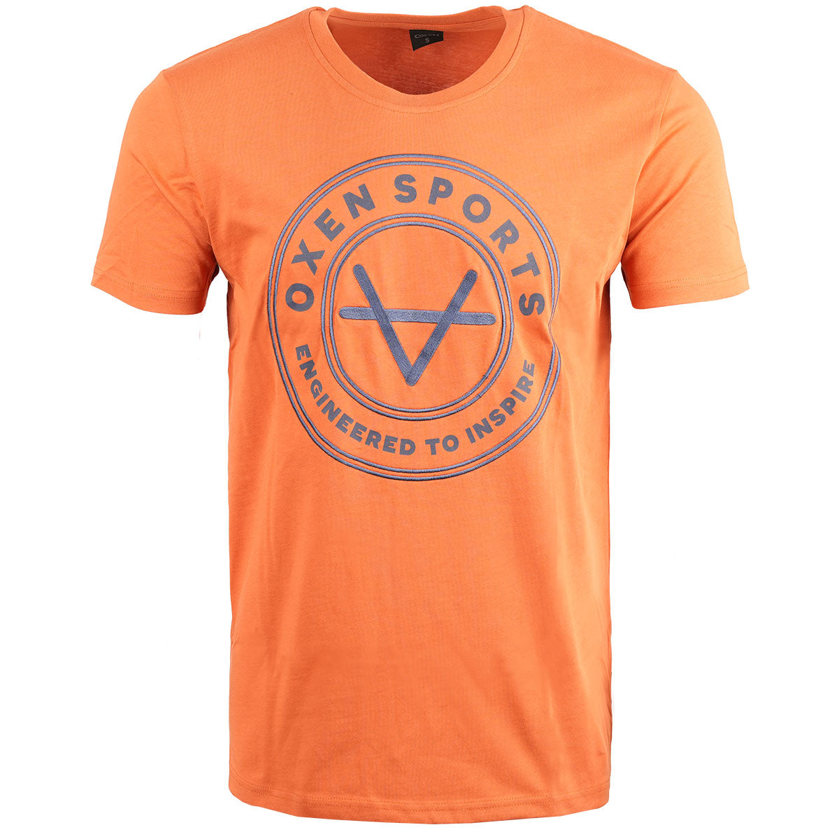 OXEN BURNT ORANGE ENGINEERED TEE