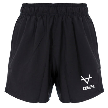 OXEN CORE TECH BLACK GYM SHORTS JUNIORS